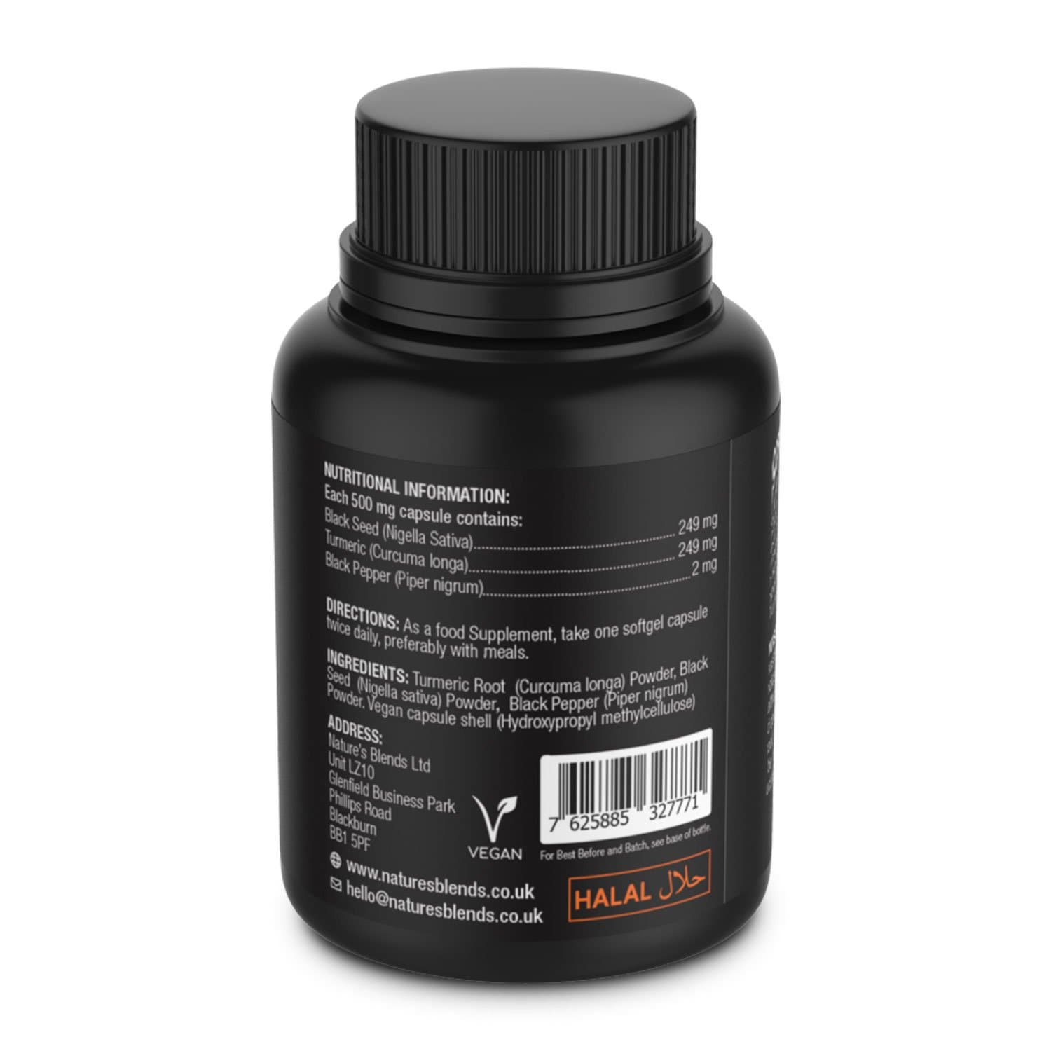 Black Seed & Turmeric Capsules - 60