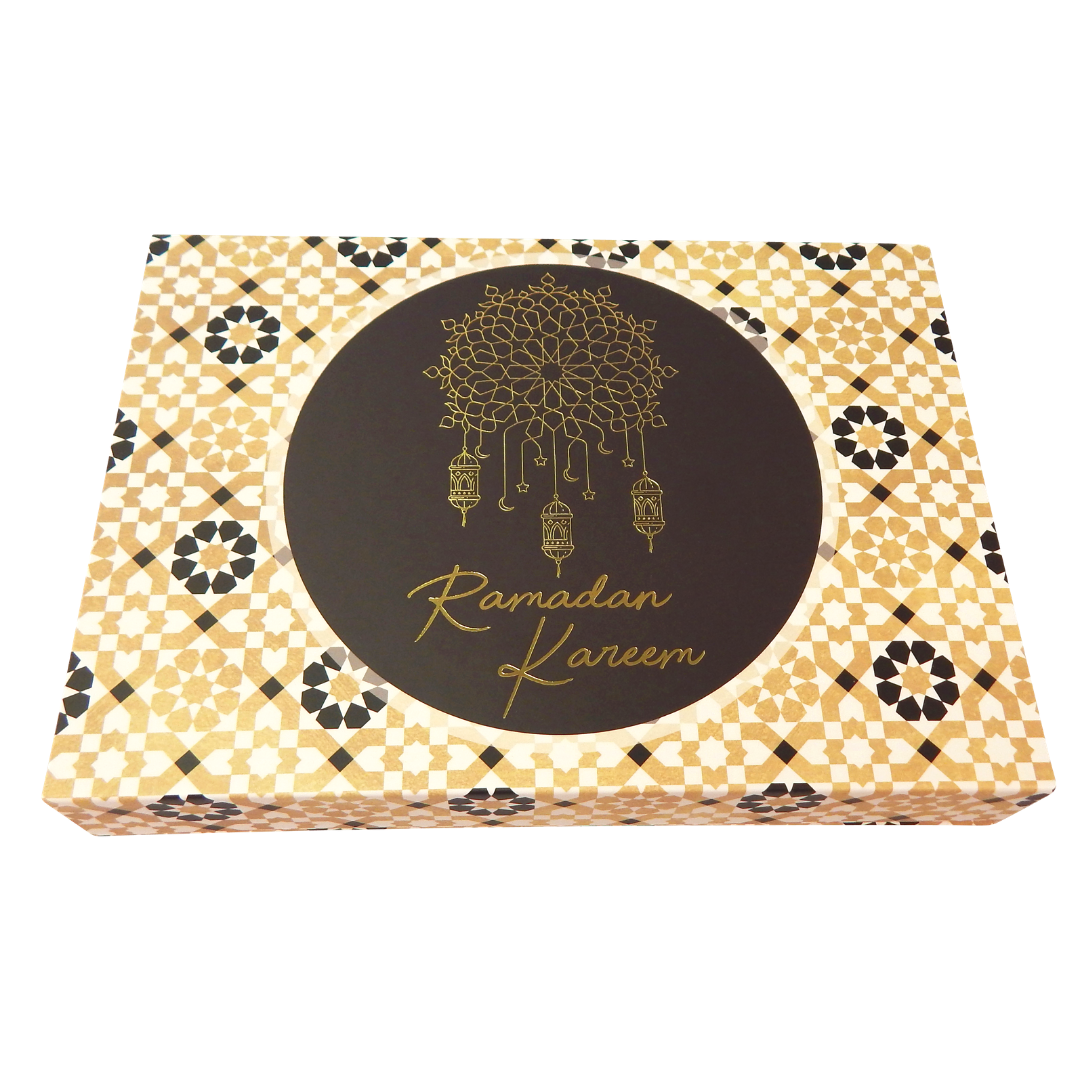 Ramadan Kareem Gift Box - Black & Gold