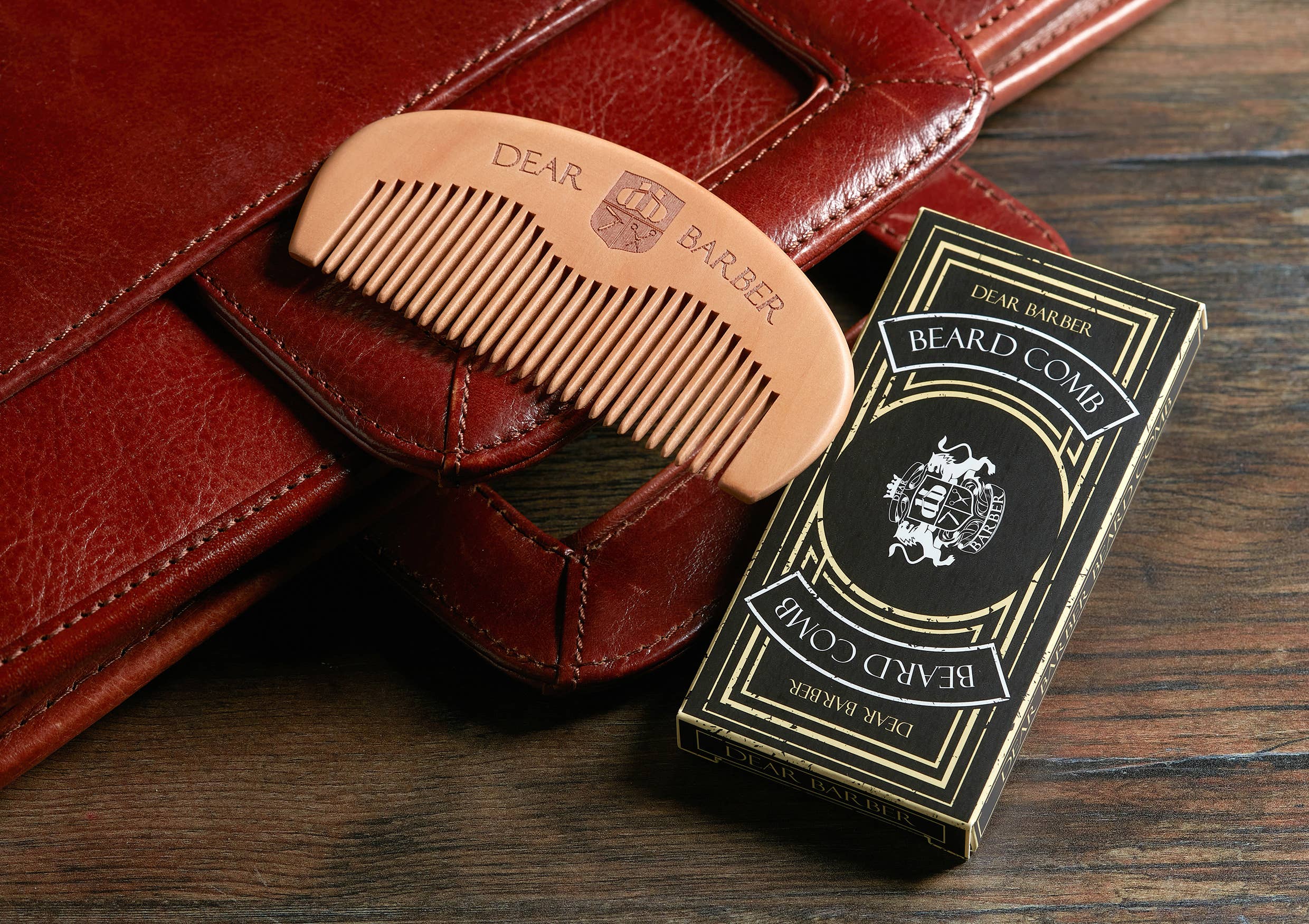 Pear Wood Beard Comb