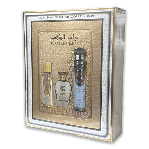 Turab Al Dhahab 3 Piece Gift Set Collection Ard Al Zaafaran