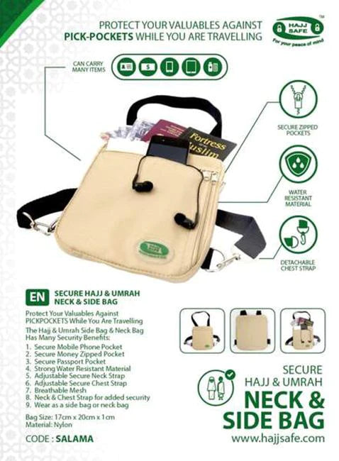 Hajj & Umrah Side and Back Pack (Large Size)