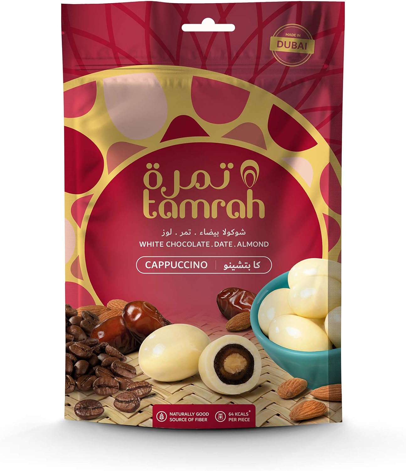 Cappuccino White Chocolate Almond Tamrah Dates 80g