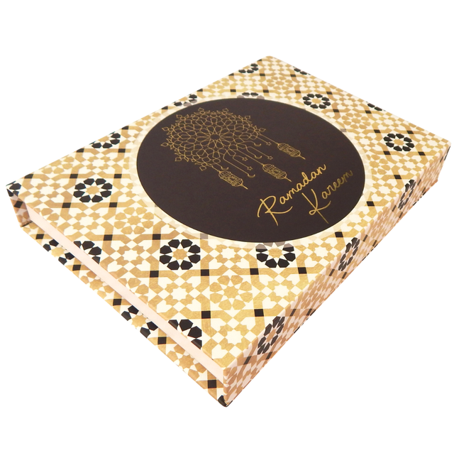 Ramadan Kareem Gift Box - Black & Gold