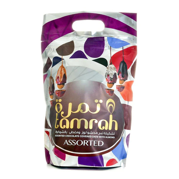 Assorted Chocolate Almond Tamrah Dates 600g