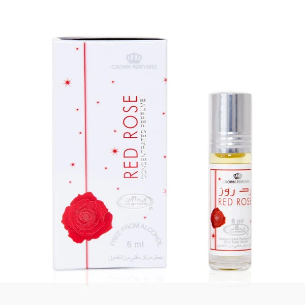 Red Rose Perfume Oil 6ml Al Rehab