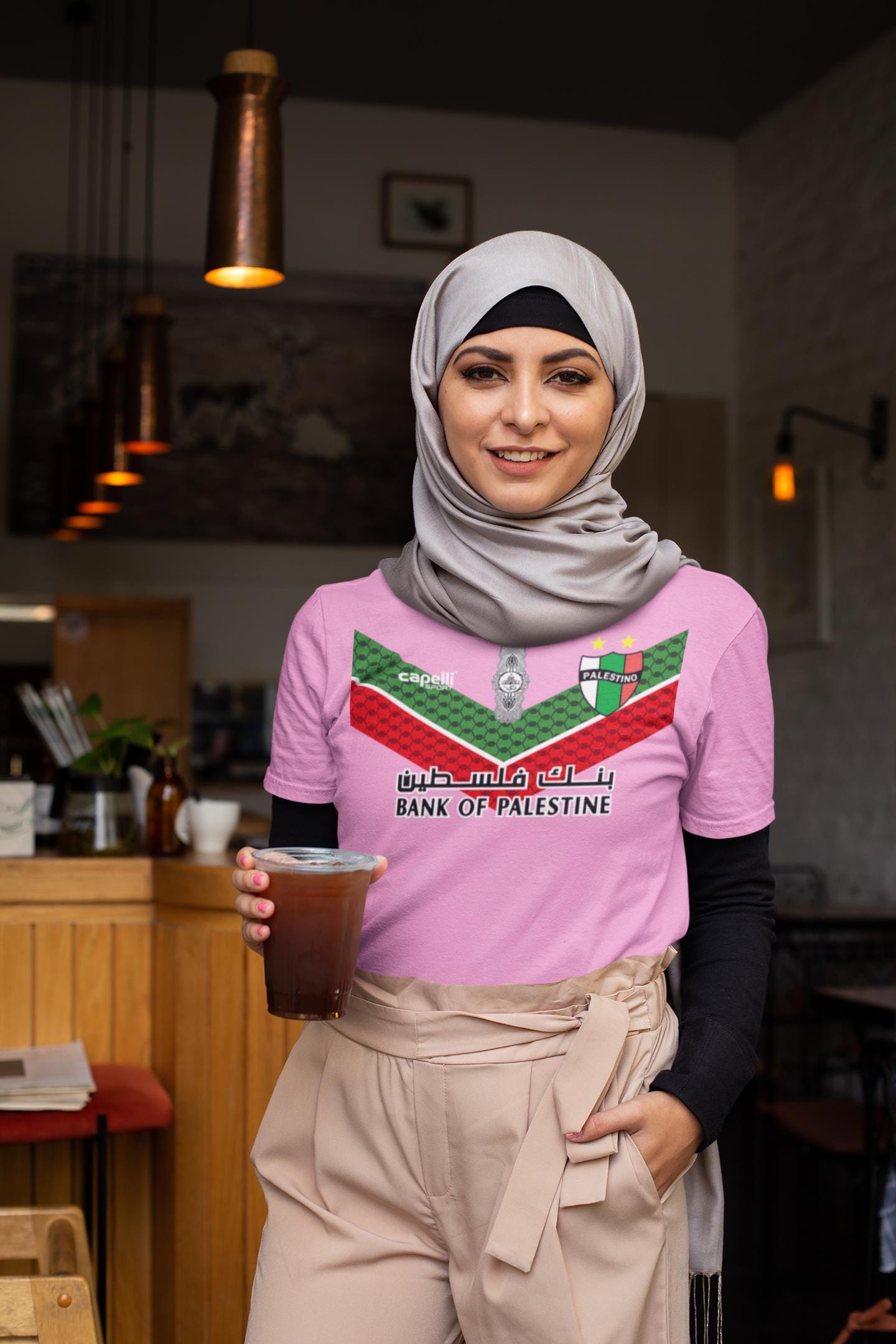 Palestine Football / Soccer Jersey Pink | Football shirt | Soccer | Palestine shirt | sports | Gifts for her | Palestina