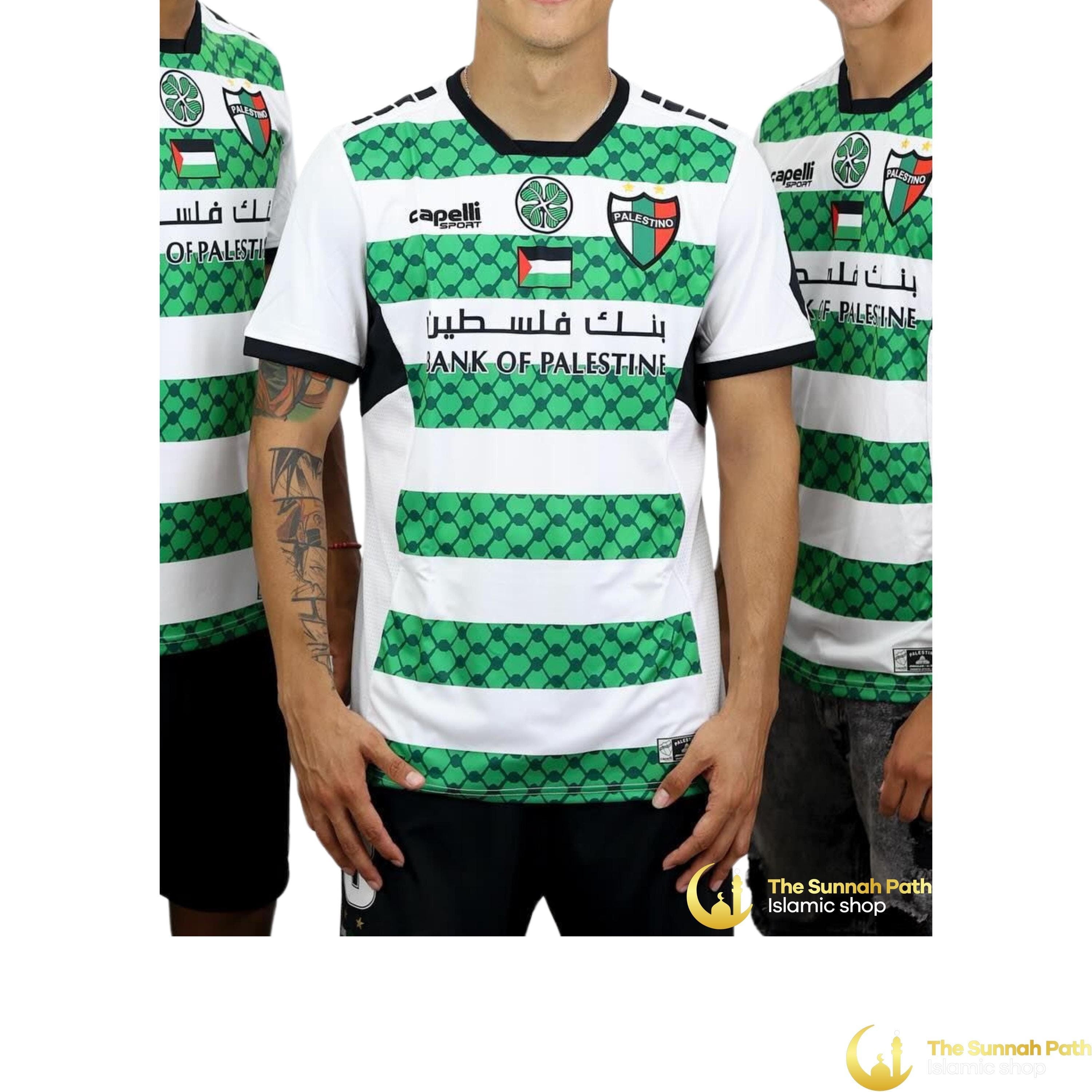 Palestine Football / Soccer Jersey Celtic | Shorts | Football shirt | Soccer | Palestine shirt | sports | Gifts for her | Palestina | FC Palestina