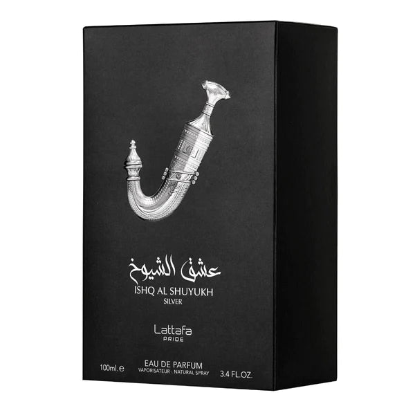 Ishq Al Shuyukh Silver Eau De Parfum 100ml Lattafa Pride