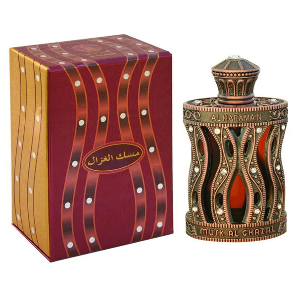 Musk Al Ghazal Perfume Oil 30ml - Free From Alcohol Al Haramain