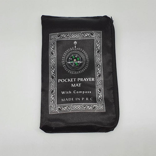 Pocket Travel Prayer Mat With Compass