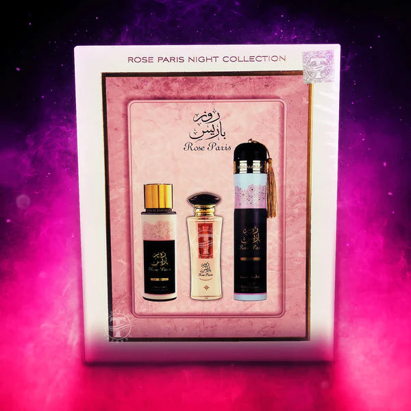 Rose Paris Night Collection 3 Piece Gift Set Ard al Zaafaran