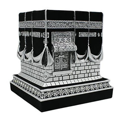 Luxury Kaaba (Baitullah) Shape Ornament Gold & Silver