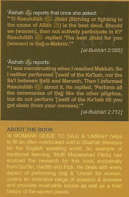 A Womans Guide to Hajj & Umrah: Mufti Muhammad Faruq