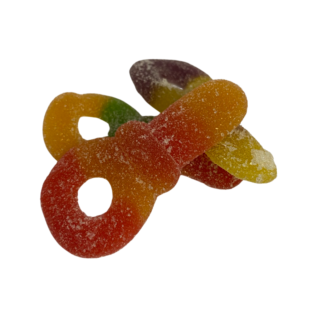 Halal - Fizzy Sour Dummies 100g (H)